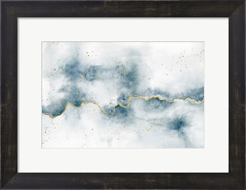 Framed Flow with Gold Print