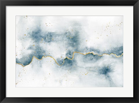 Framed Flow with Gold Print