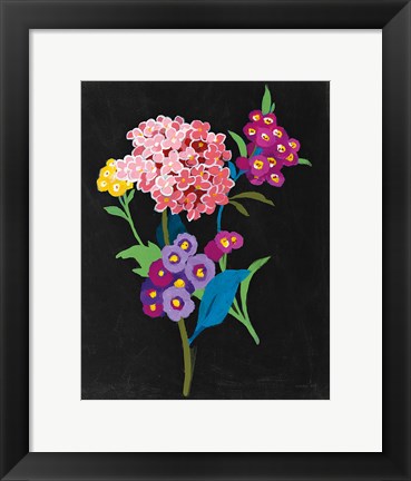 Framed Alpine Bouquet III Print