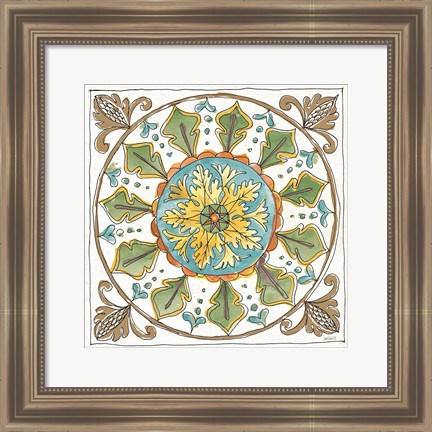 Framed Tuscan Elegance VII Print