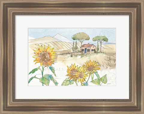 Framed Tuscan Elegance III Print