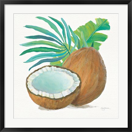 Framed Coconut Palm III Print