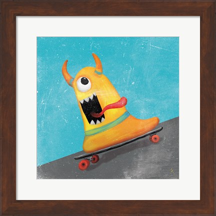 Framed Xtreme Monsters IV Print