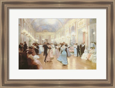 Framed Elegant Soiree Print