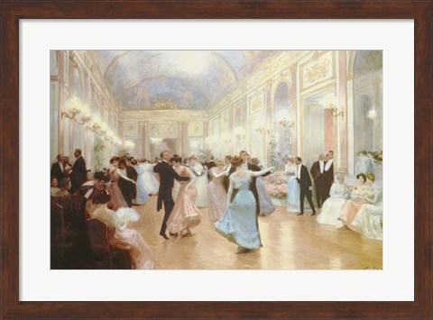 Framed Elegant Soiree Print