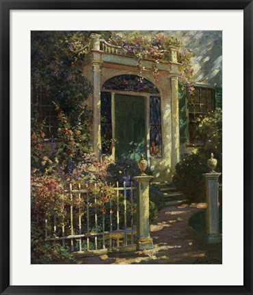 Framed Portsmouth Doorway Print