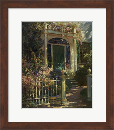 Framed Portsmouth Doorway Print