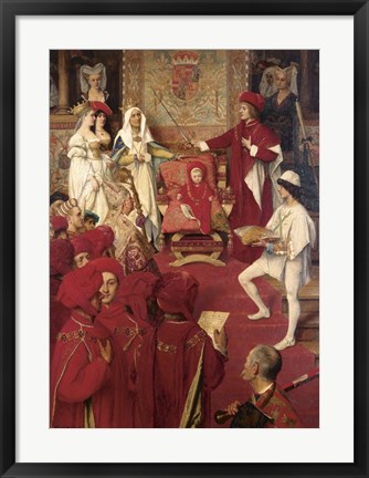 Framed Charles V Print