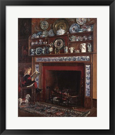 Framed Chimney Corner Print