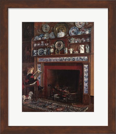 Framed Chimney Corner Print