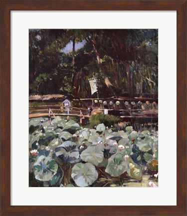 Framed Water Lilies Print