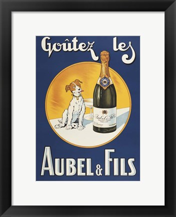 Framed Aubel &amp; Fils Print