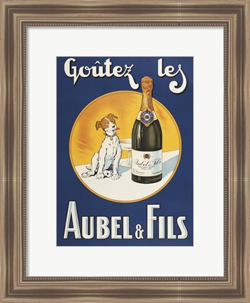 Framed Aubel &amp; Fils Print