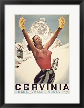 Framed Cervinia Print