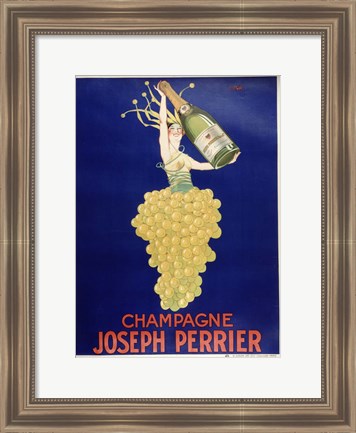 Framed Champagne - Joseph Perrier Print