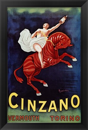 Framed Cinzano- Vermouth Print