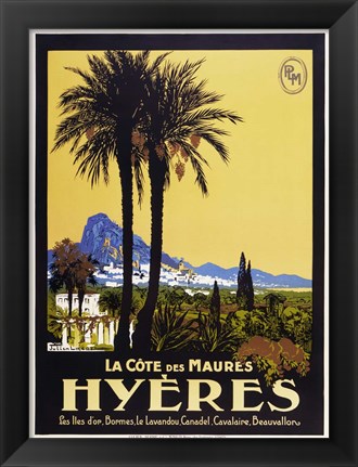 Framed Hyeres Print