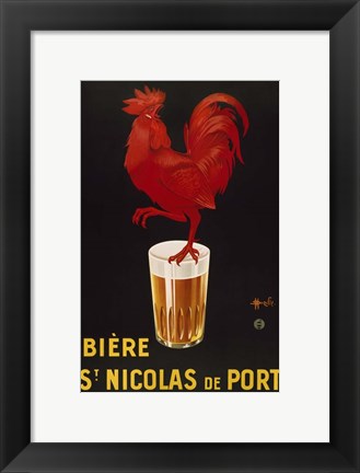 Framed Biere St. Nicolas Print