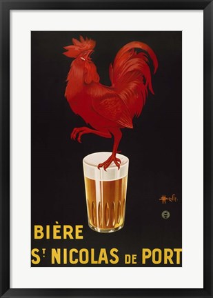 Framed Biere St. Nicolas Print