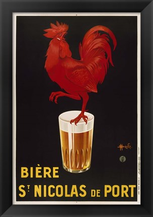 Framed Biere St. Nicolas Print