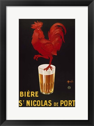Framed Biere St. Nicolas Print