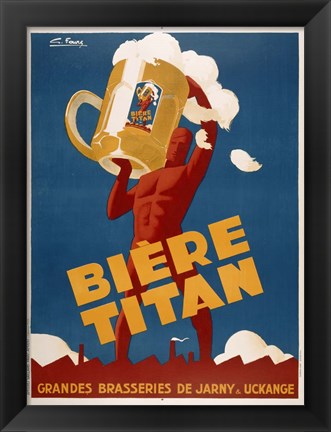 Framed Biere Titan Print