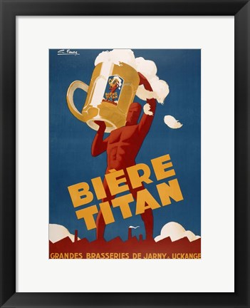 Framed Biere Titan Print