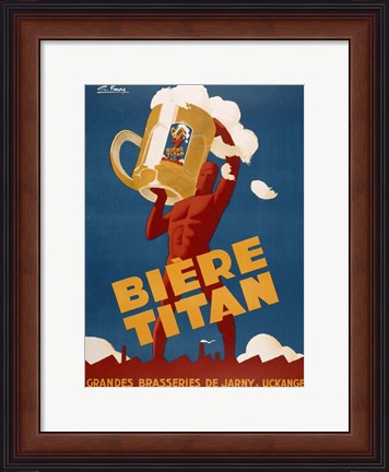 Framed Biere Titan Print