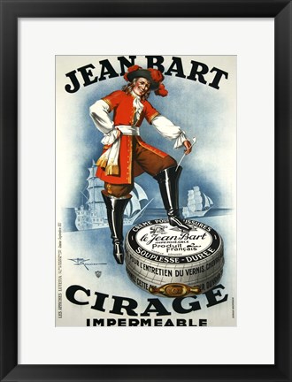 Framed Jean Bart Impermeable Cirage Print