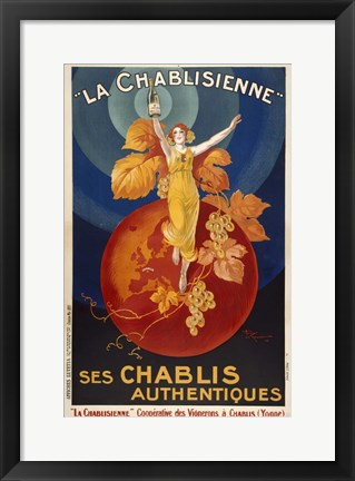 Framed La Chablisienne Print