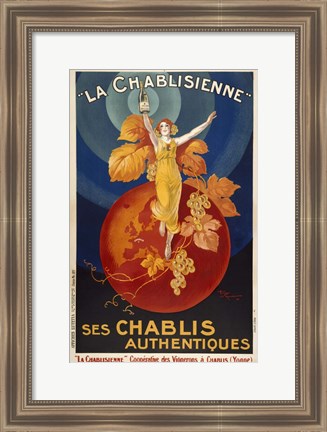 Framed La Chablisienne Print