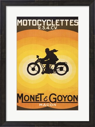 Framed Monet &amp; Goyon Print