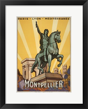 Framed Montpellier Print