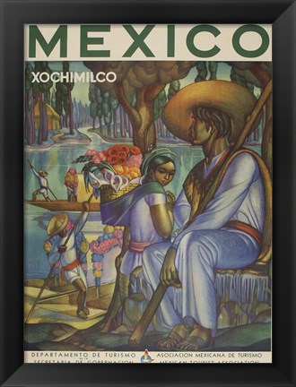 Framed Xochimilco Print