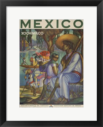 Framed Xochimilco Print