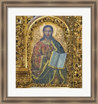 Framed Gold Christ Print