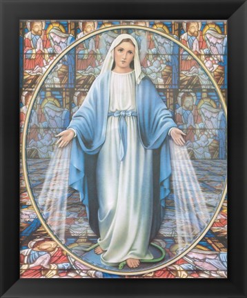 Framed Virgin Mary Print