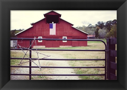 Framed American Barn Print