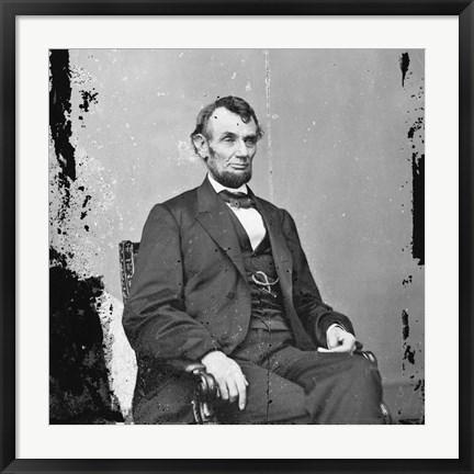 Framed Lincoln Print