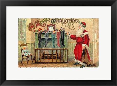 Framed Merry Christmas Print