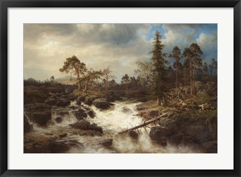 Framed Flowing Waters Print