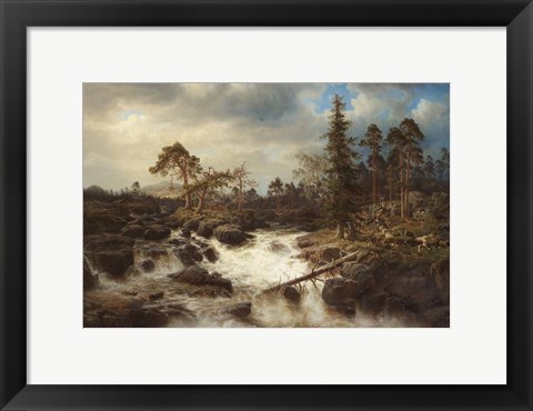 Framed Flowing Waters Print