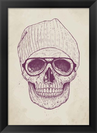 Framed Cool Skull Print