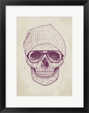 Framed Cool Skull Print