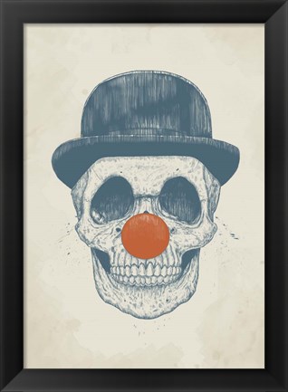 Framed Dead Clown Print