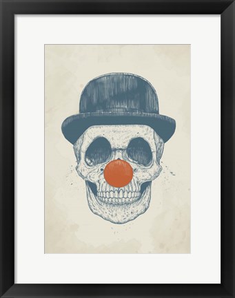 Framed Dead Clown Print