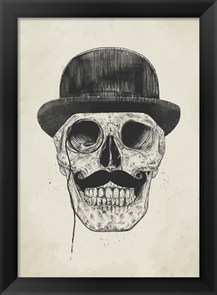 Framed Gentlemen Never Die Print