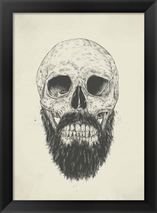 Framed Beard Is Not Dead Print