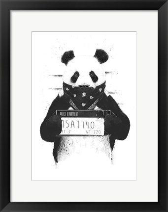 Framed Bad Panda Print