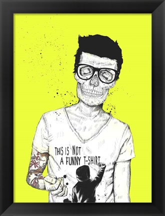 Framed Hipsters Not Dead Print